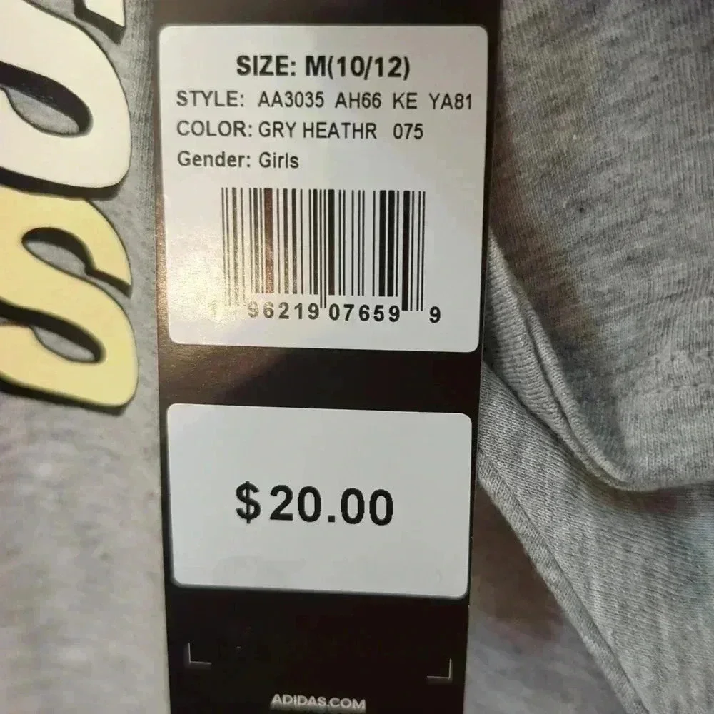 Adidas Heathered Raglan Tee